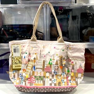 🌈LeSportSac X Disney “See The World” Carry All Tote, w/ Embroidered Details